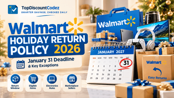 Walmart Holiday Return Policy 2026 January 31 deadline and key exceptions