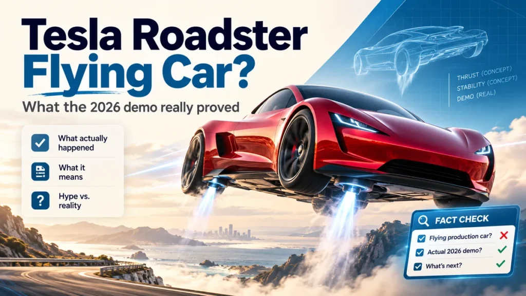tesla flying car