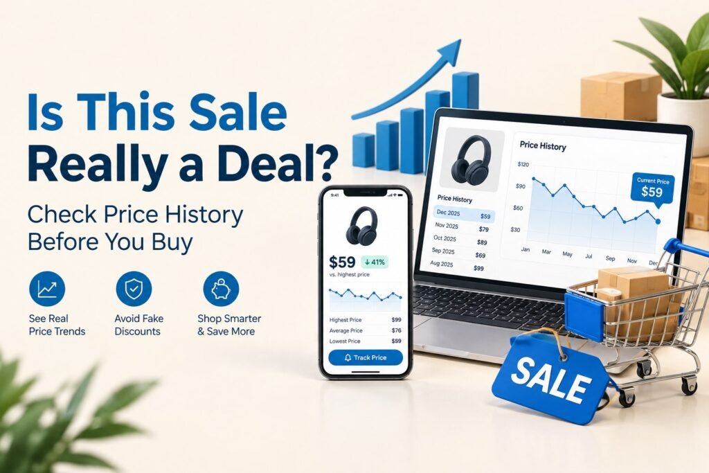 Price history chart showing how to tell if a sale is really a deal